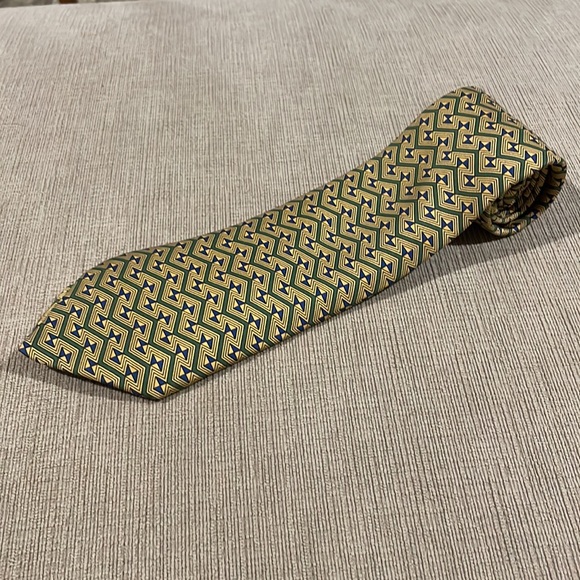 Hermes Geometric Tie - Picture 7 of 7